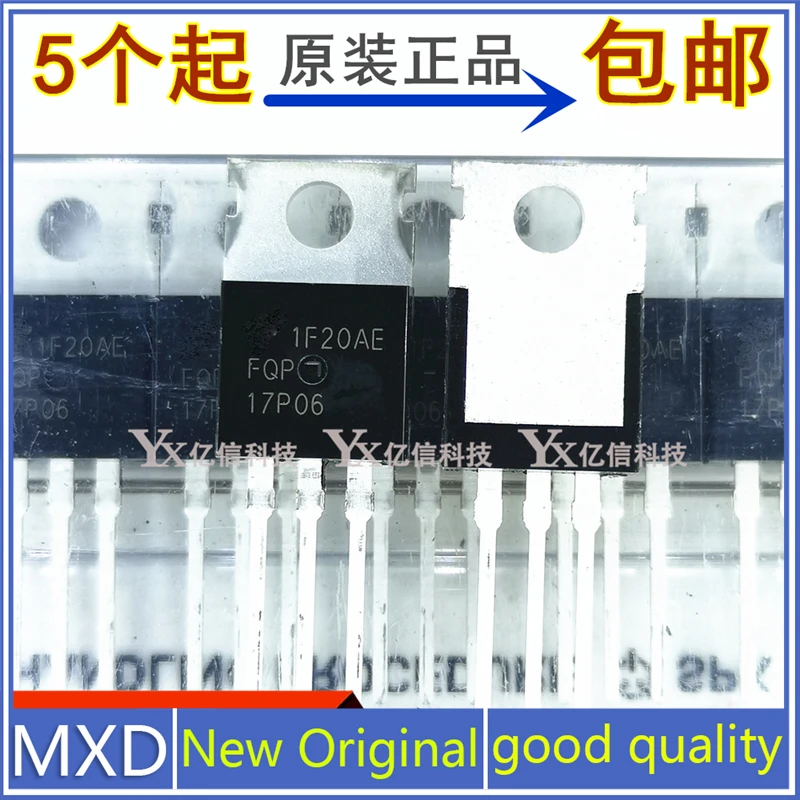 5Pcs/Lot New Original FQP17P06 P Channel Field Effect Mos Tube 17A 60V 17P06 TO-220 Inlet Good Quality