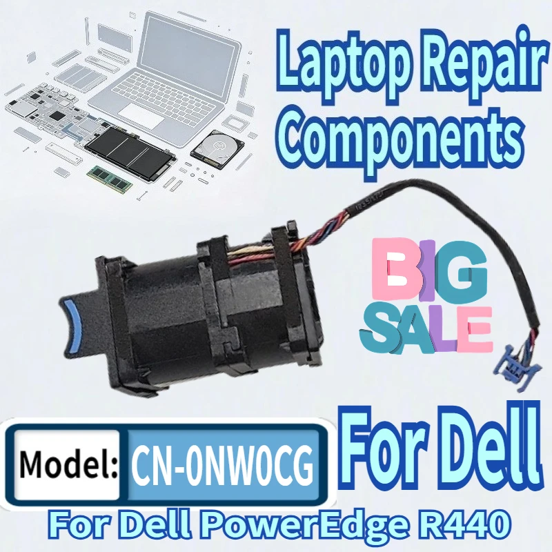 90% New Server Cooling Fan Compatible With For Dell PowerEdge R440 NW0CG 0NW0CG CN-0NW0CG