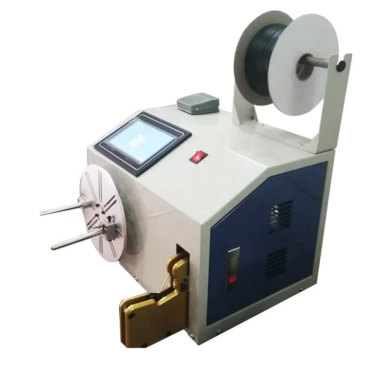 USB Cable manufacturing equipment, coil Winding Machine manual winding twist tie machine WL-30A