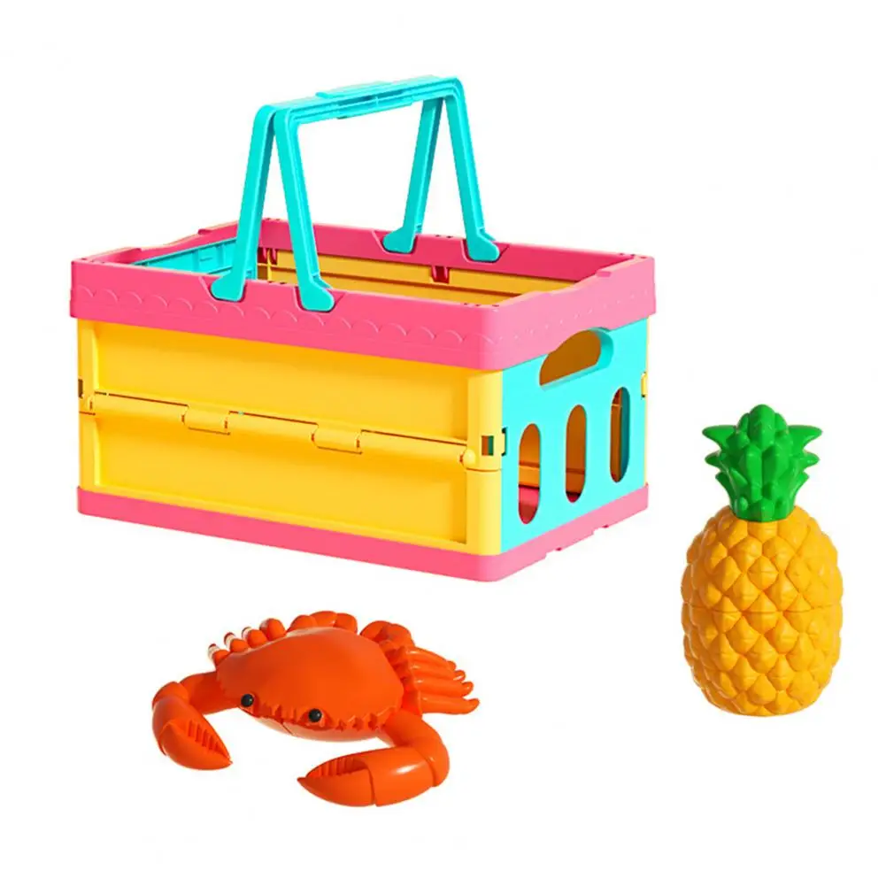 Ensemble de jeu de cuisine pour enfants, jouet de coupe de nourriture pour les tout-petits, jeu de tri des dos, ensemble de nourriture avec panier de rangement pour les tout-petits