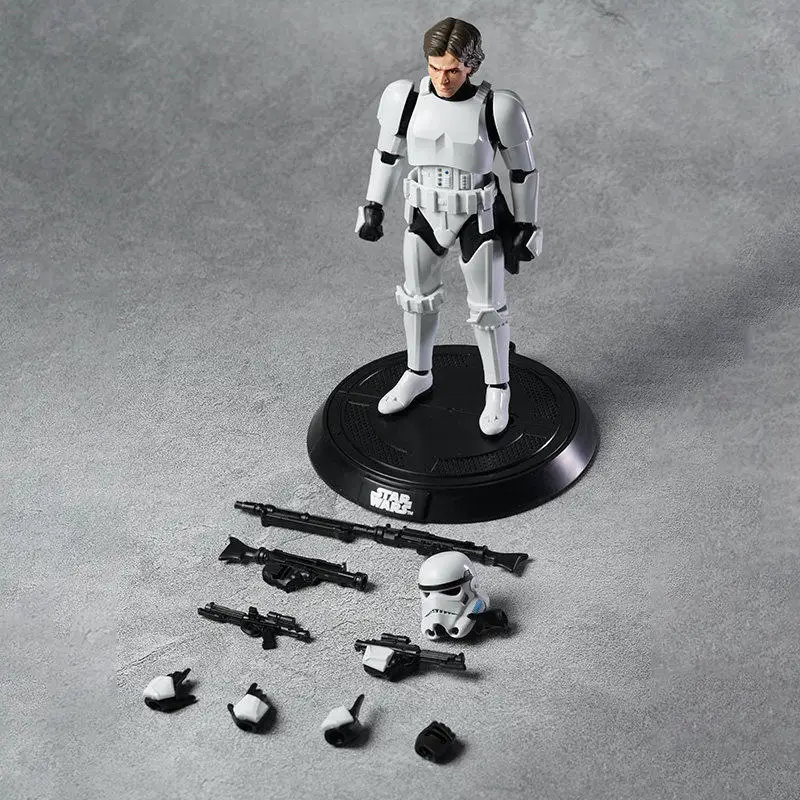 BLOKEES Original Star Wars CHAMPION CLASS Luke Skywalker Han Solo Darth Vader Skywalker Toys Action Figure Assembled Model Gift view 6