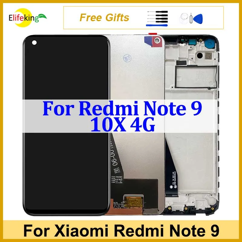 

6.53" Original LCD For Xiaomi Redmi Note 9 M2003J15SC Display Screen For Redmi 10X 4G LCD M2003J15SG Touch Digitizer Replacement