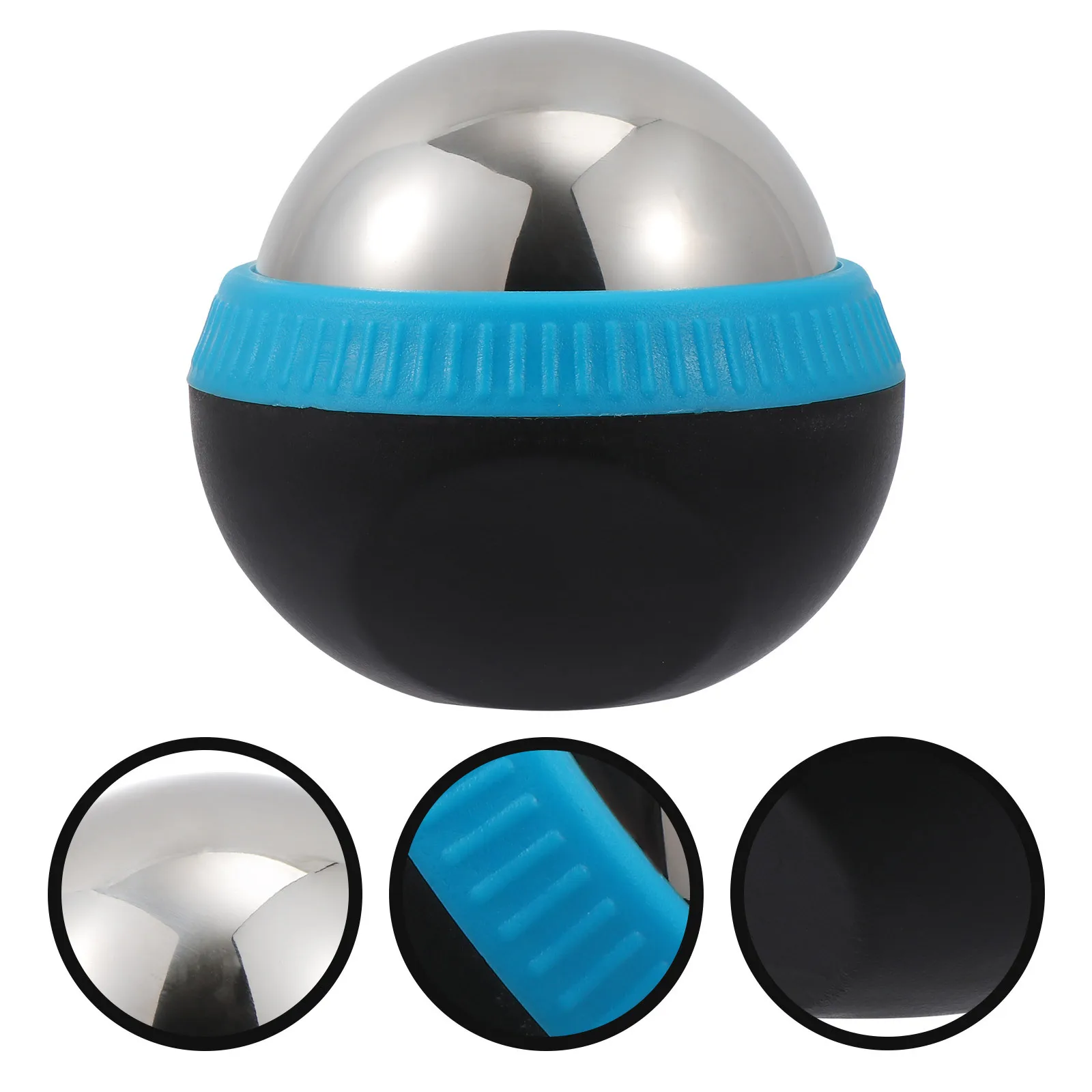 

1pc Massage Ball Stainless Steel Cold Hot Therapy For Muscle Relaxation Supplies Roller For Back Shoulder