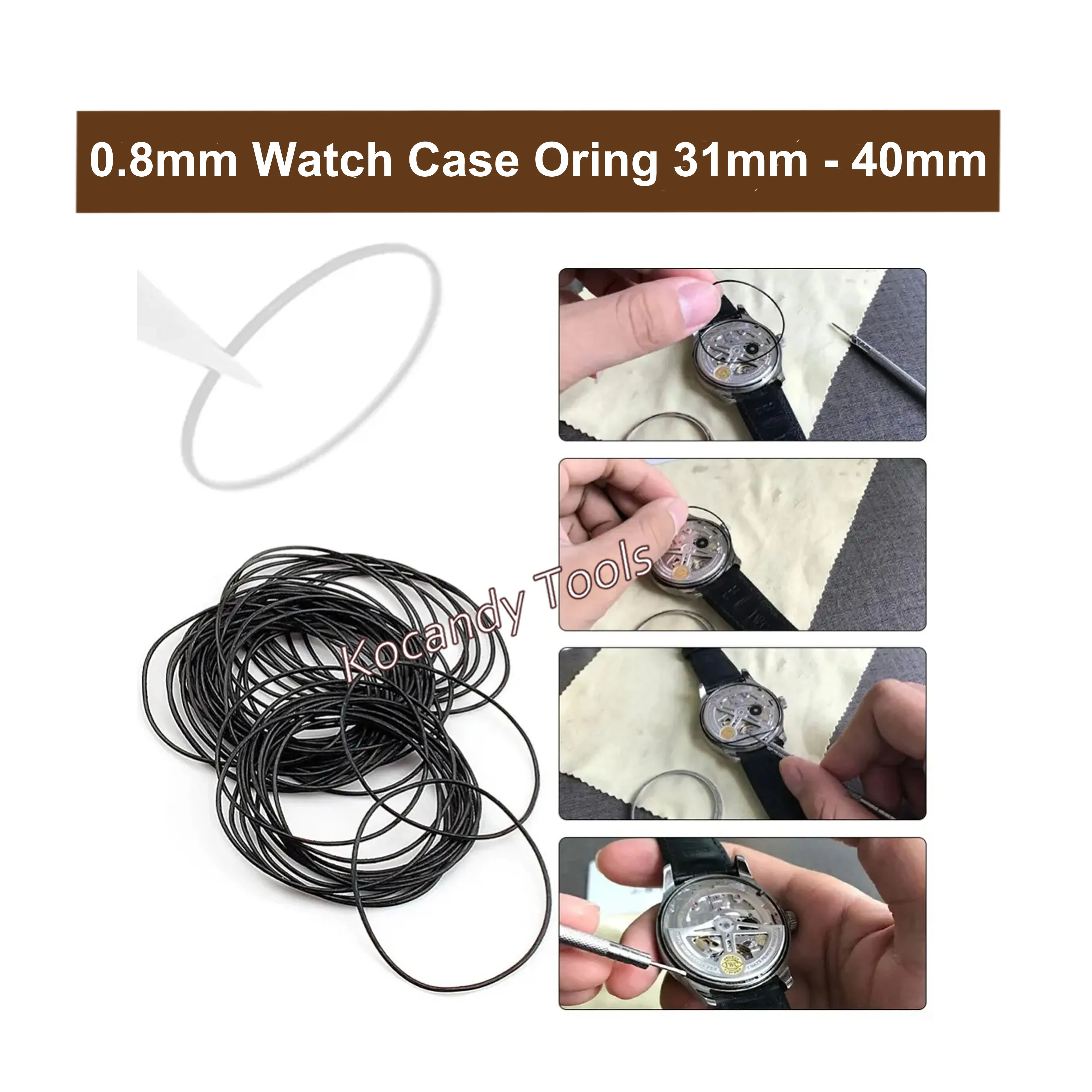 مشاهدة الظهر طوقا المطاط ختم غسالات ، 0.8 مللي متر الحجم ، 31-40 مللي متر ، نوعية ممتازة ، أداة الساعات ، أدنى سعر