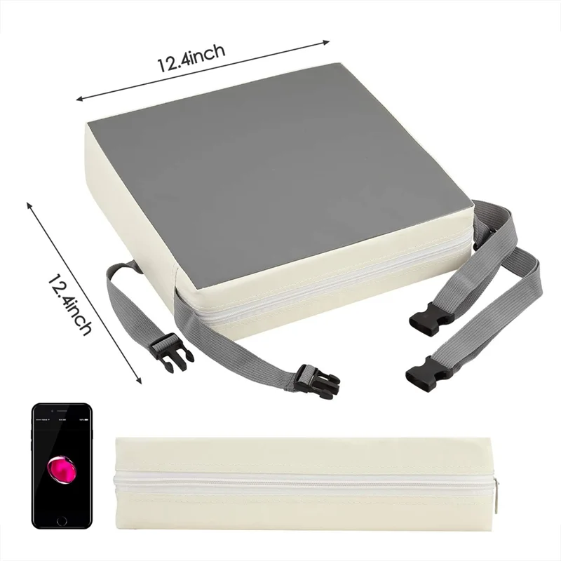 مقعد معزز A64Z للأطفال - لطاولة الطعام وكرسي المطبخ - مقعد معزز للأطفال الصغار وسادة محمولة غير قابلة للانزلاق