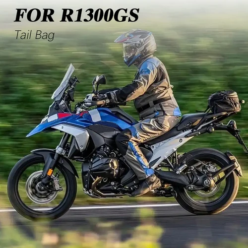 Imagen 2 del producto Bolsa trasera impermeable para motocicleta, bolsa de asiento trasero duradera multifuncional de alta capacidad para BMW R1300GS R1300 R 1300 GS 2023-2025