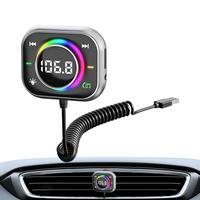 Bluetooth5.3 Wireless Receiver Car MP3 Player FM Receiver High-Definition Display Radio Wireless Transmitter Usb Adapter