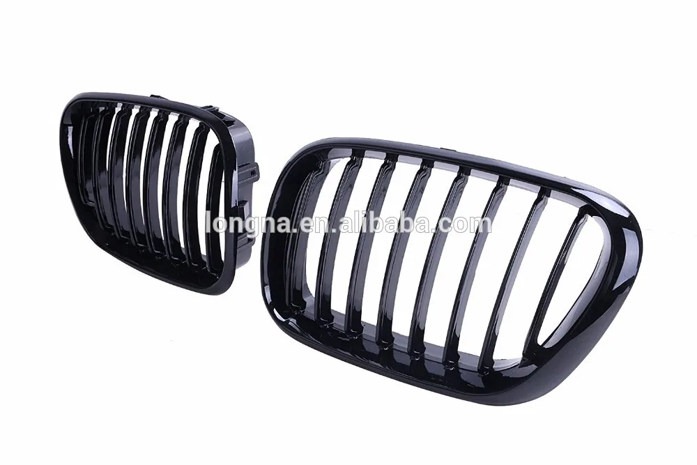 

Gloss Black Kidney Euro Sport Front Grills Grilles Set for BMW E53 X5 X 5 M Pre-Facelift SUV 1998-2003