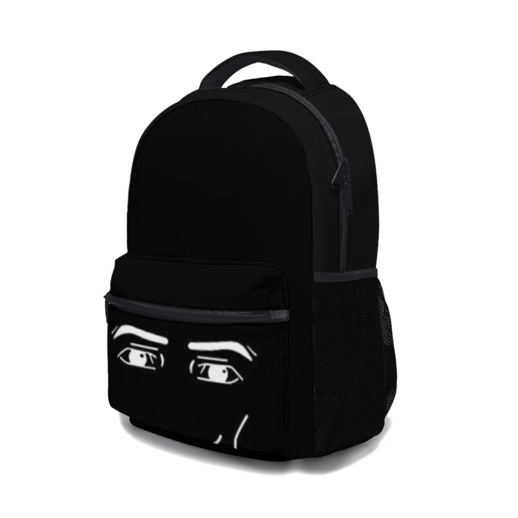 Robloxx-mochila versátil de cara de hombre, mochila impermeable de gran capacidad, bolsa lavable para computadora, Unisex