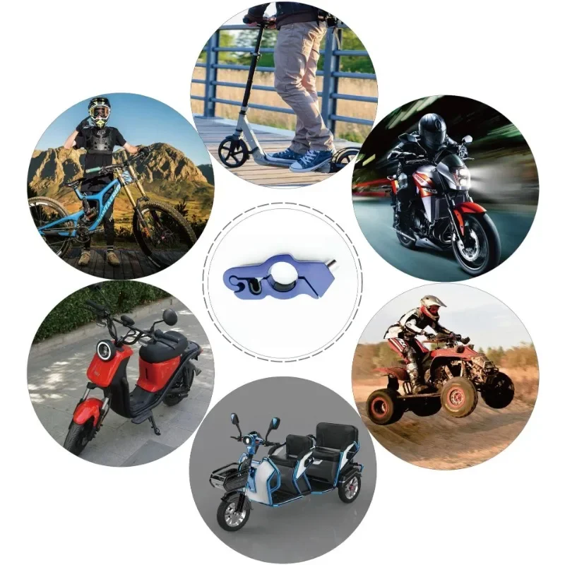 

Motorcycle & Bicycle Handlebar Lock Heavy Duty Steel Anti-Theft Lock for ATV/Dirt Bike/Street Motorcycles/Commuter Bikes Univers