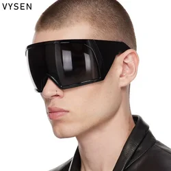 Y2k Oversized Mask Punk Sunglasses Women Man 2026 New Fashion Brand Sun Glasses Big Frame Eyewear Sports One Piece Goggles UV400