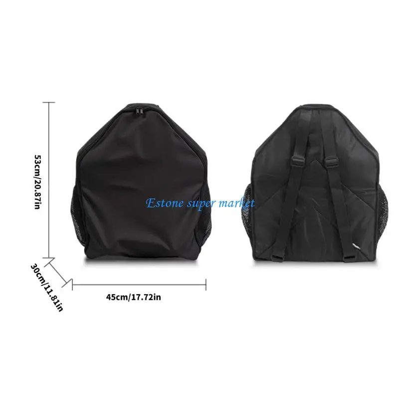 090B مخطط كرسي يدفع باليدين من القماش الجامعي، حزام كتف رفيع ومريح، خطة التثبيت السريع