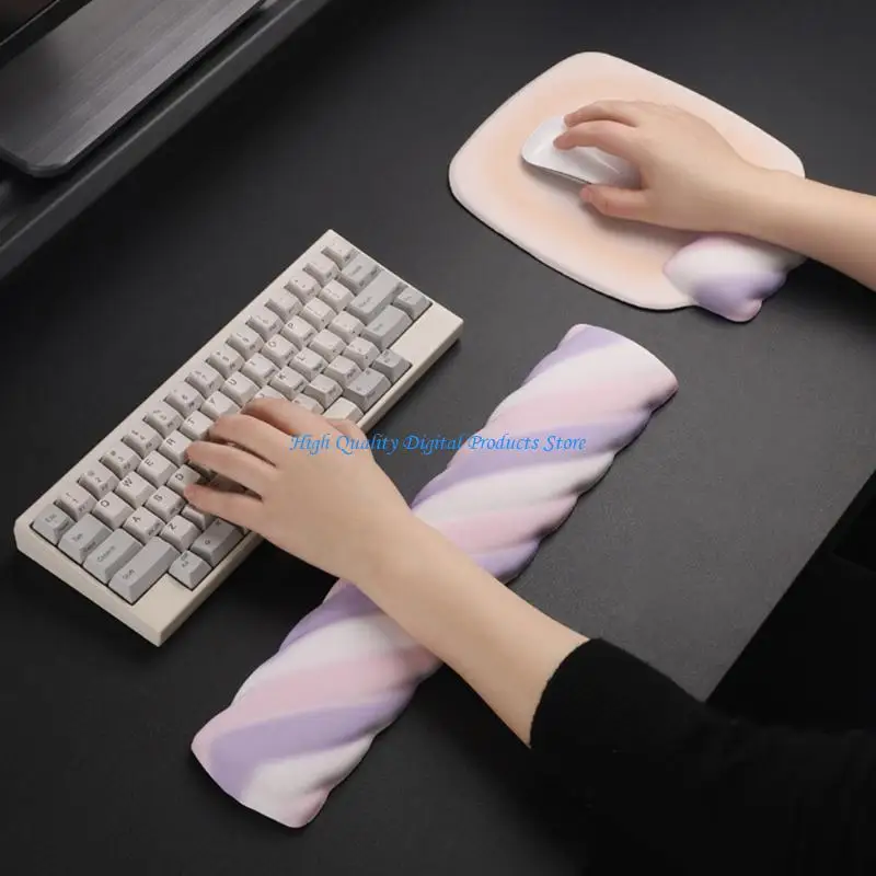 U2JE Adorable Themed Keyboards Wrist Rest Comfortable Ergonomic Support With Skin Friendly Fabric And Foams