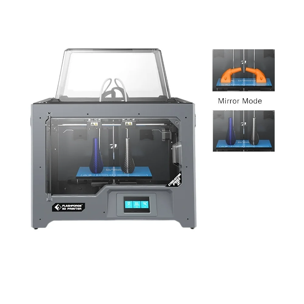 Go! Creator Pro 2 Independent Dual Extruder 3D Printer DIY Kit Mirror and Duplicate Printing Mode Multicolor 3d Printer