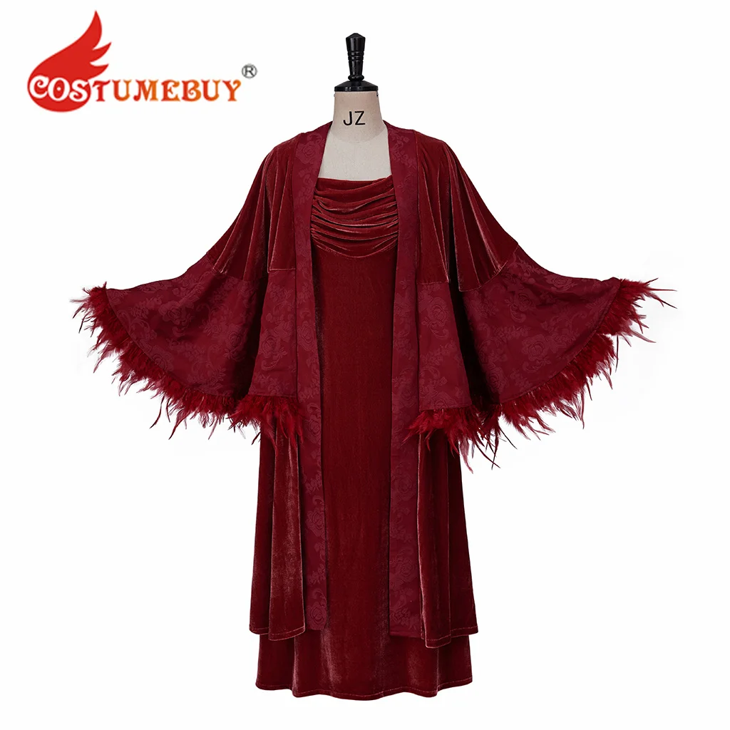 Ghosts Alberta Haynes Cosplay Costume Women Red Velvet Dress Cloak Robe  Full Set Halloween Christmas Carnival Costume - AliExpress 200000532