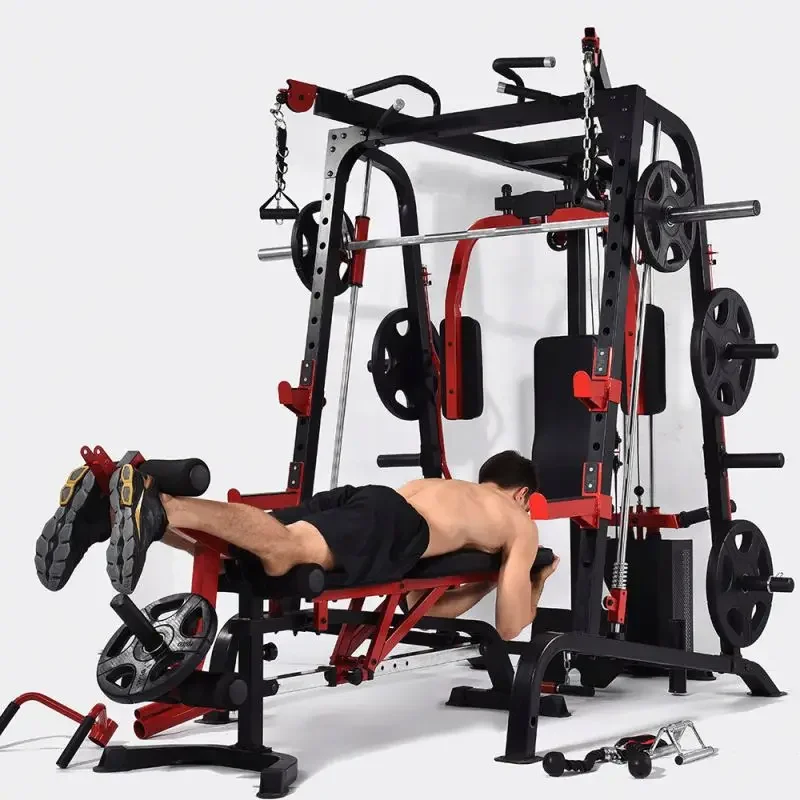 Multi Function Home Use Smith Machine With Weight Stack Wholesale Gym Equipment Manufacturers