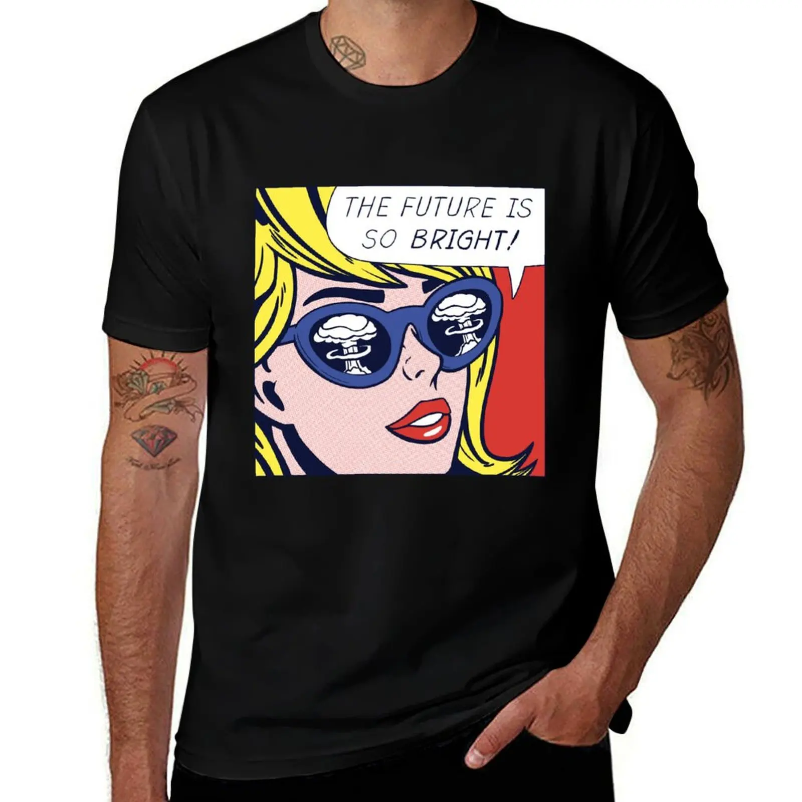 T-shirt Pop Optimistic Girl, idéal pour les activités sportives de plein air, t-shirt léger.