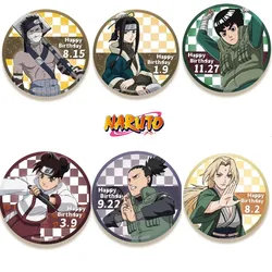 Naruto Hatake Kakashi Anime Figure Cosplay Badge Sasuke Brooch Pins Collection Bags Badges for Backpacks Clothes Birthday Gift