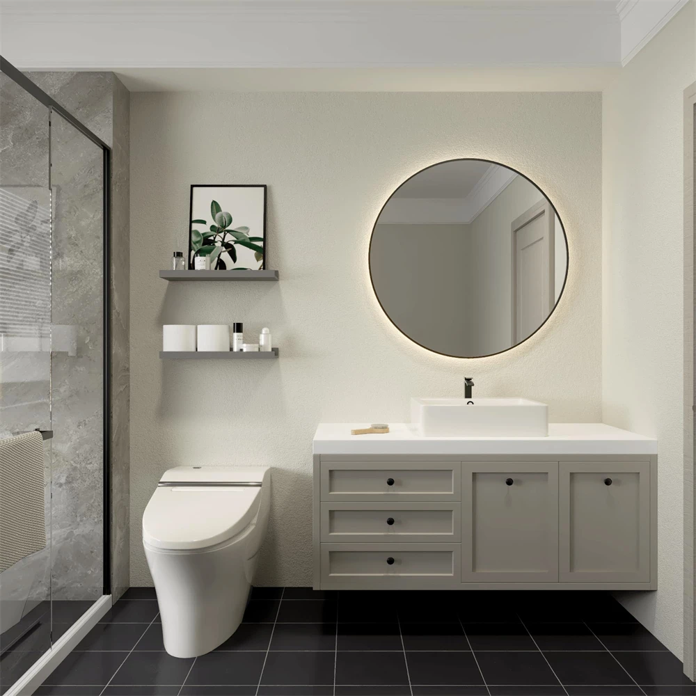 رف عائم مع حافة جدار ديكور أرفف حافة خشبية مجموعة من 2 رفوف عرض تخزين ريفية مثبتة على الحائط لغرفة المعيشة #4