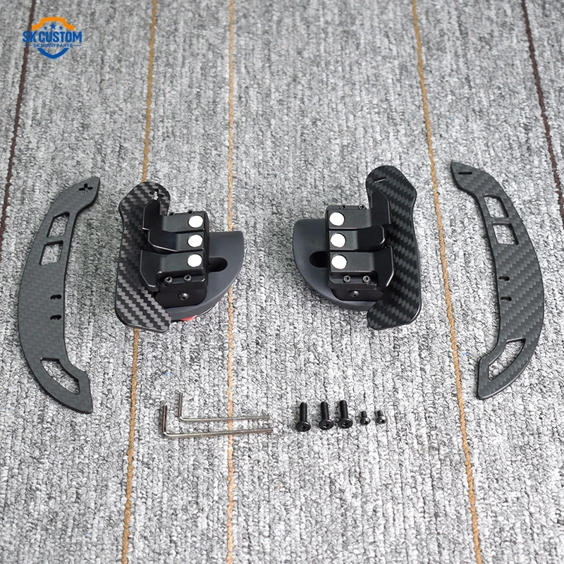 For Dodge Durango Charger Challenger SRT Magnetic Extension Carbon Fiber Paddle Shifters