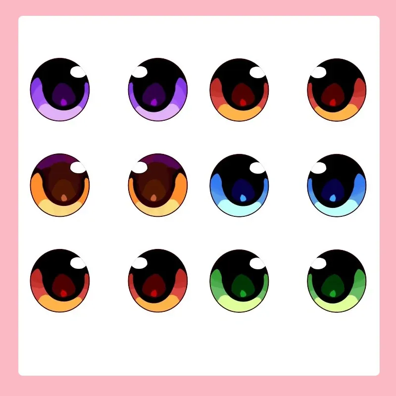 Furry Head 눈 눈알 furryfandom Kigurumi Kemono 코스프레 의상 눈 동공 액세서리 동물 먼지 그물 인쇄 furry Kig