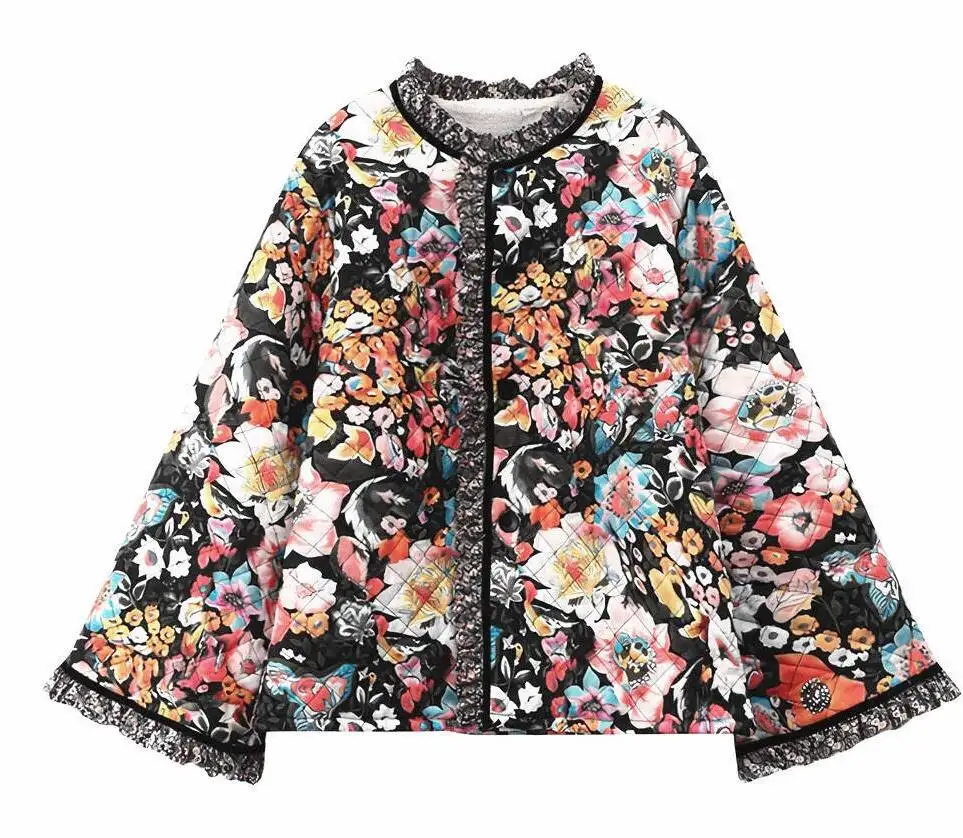 

Parkas Womens Korean Fall Woolen Ribbed Snap-Button Panelled Patchwork Buttonless Contrasting Stand-Collar O-Neck Feminina Solid