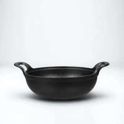 

Cast Stew Round Bottom Non-Stick Cooking Pan Household Iron Stockpot For Steak Seafood Japanese Style Hot Outdoor