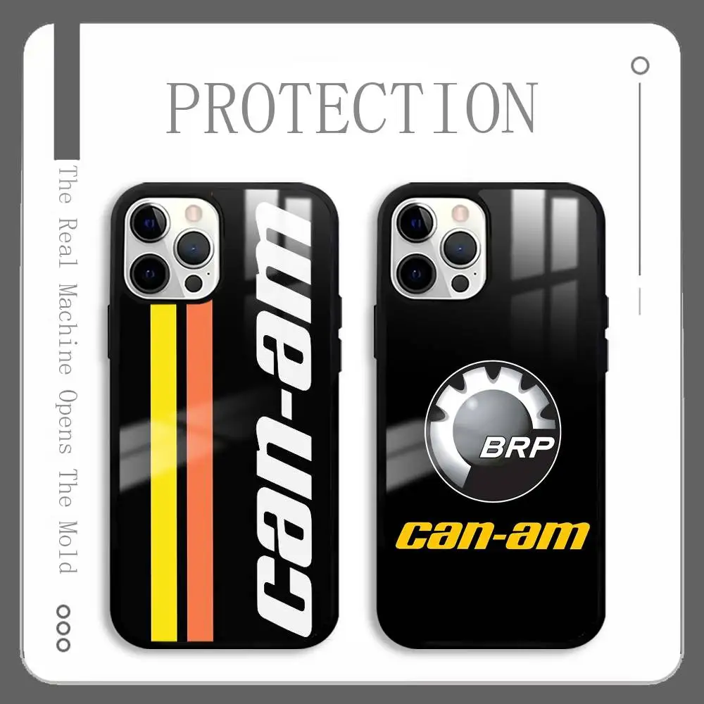 

C-CanS Am Can-am CAR Phone Case For IPhone 16 15 14 13 12 11 Pro Max Plus Mini Magnetic Magsafe Wireless Charging Cover