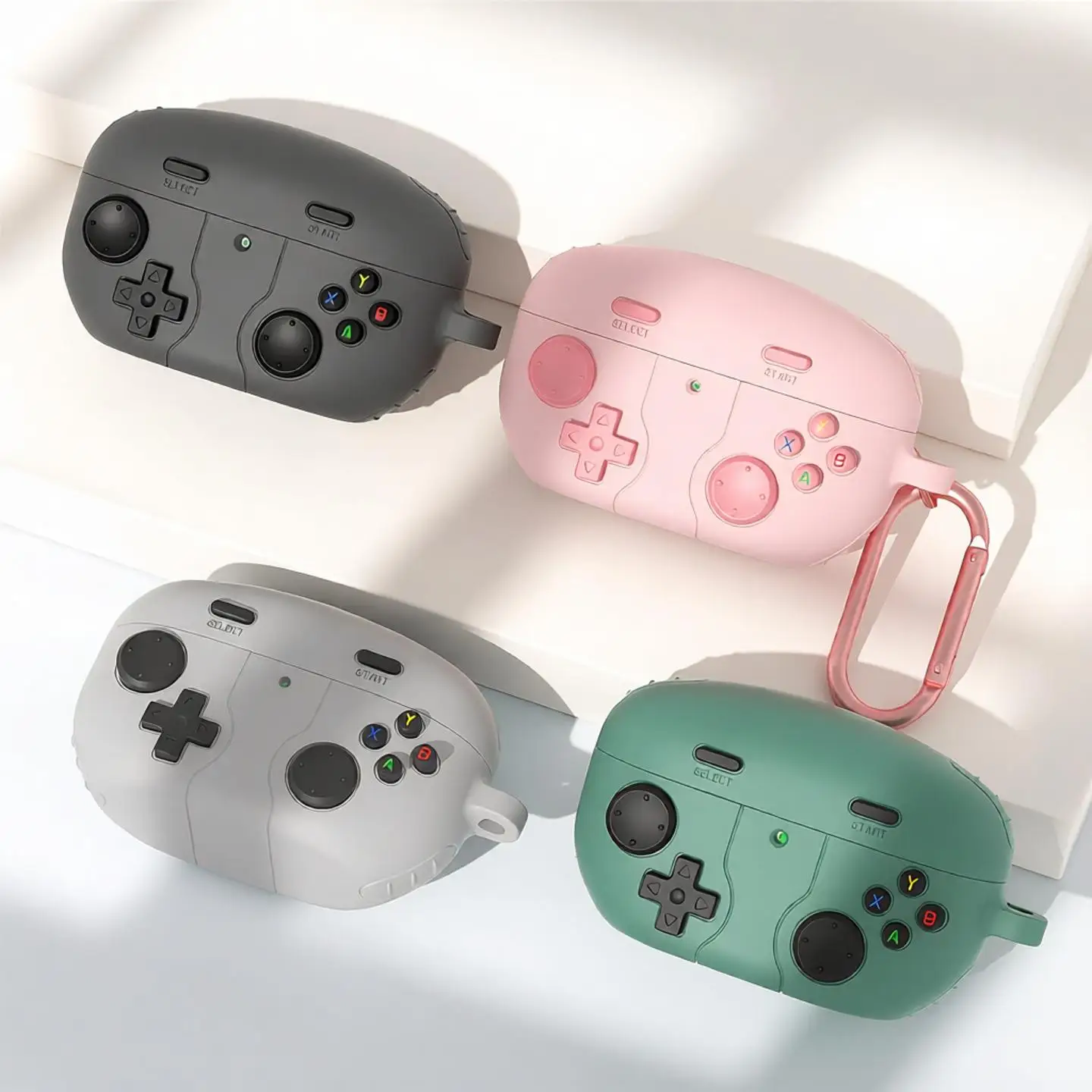 Soft Silicone Case For Sony WF 1000XM5,Creativity 3D Game Console Styling Protection Cover For Sony LinkBuds S Case