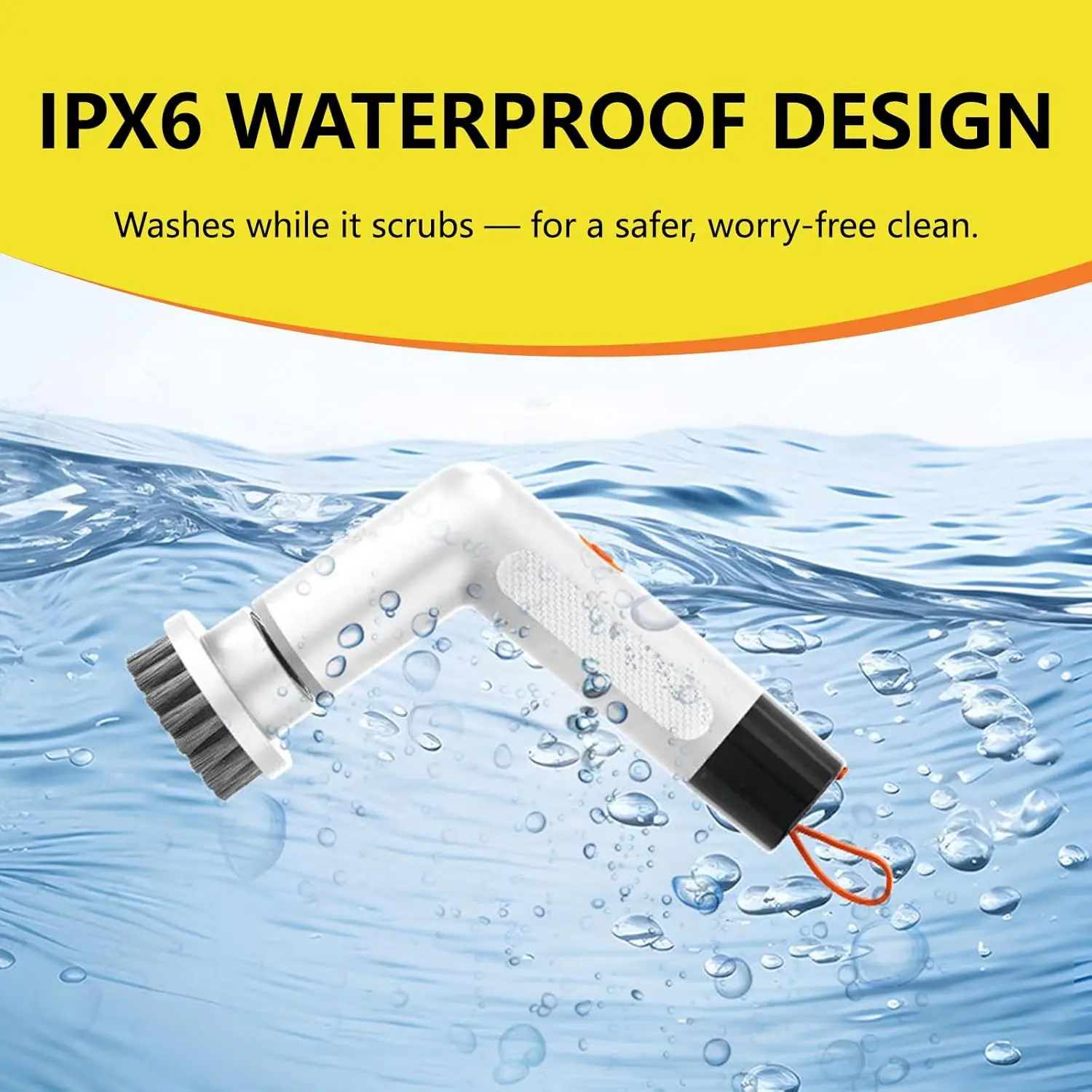 Cordless Electric Cleaning Brush – Portable, Waterproof, Long Battery, Powerful Motor for Floors, Bathrooms, Car Seats