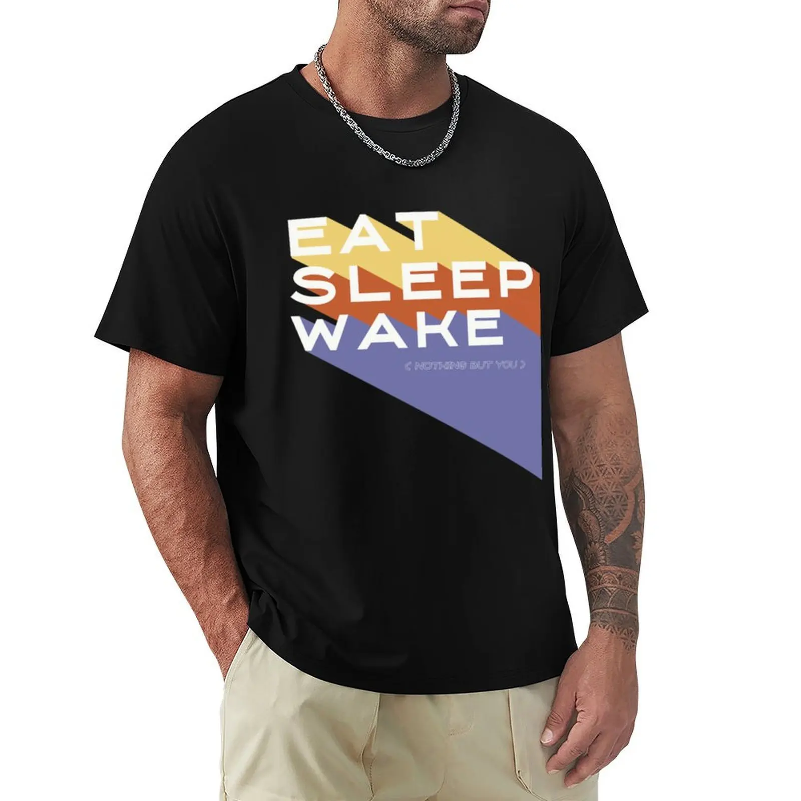 

Eat Sleep Wake Bombay Bicycle Club T-Shirt UV Sun Protection Tee Shirt