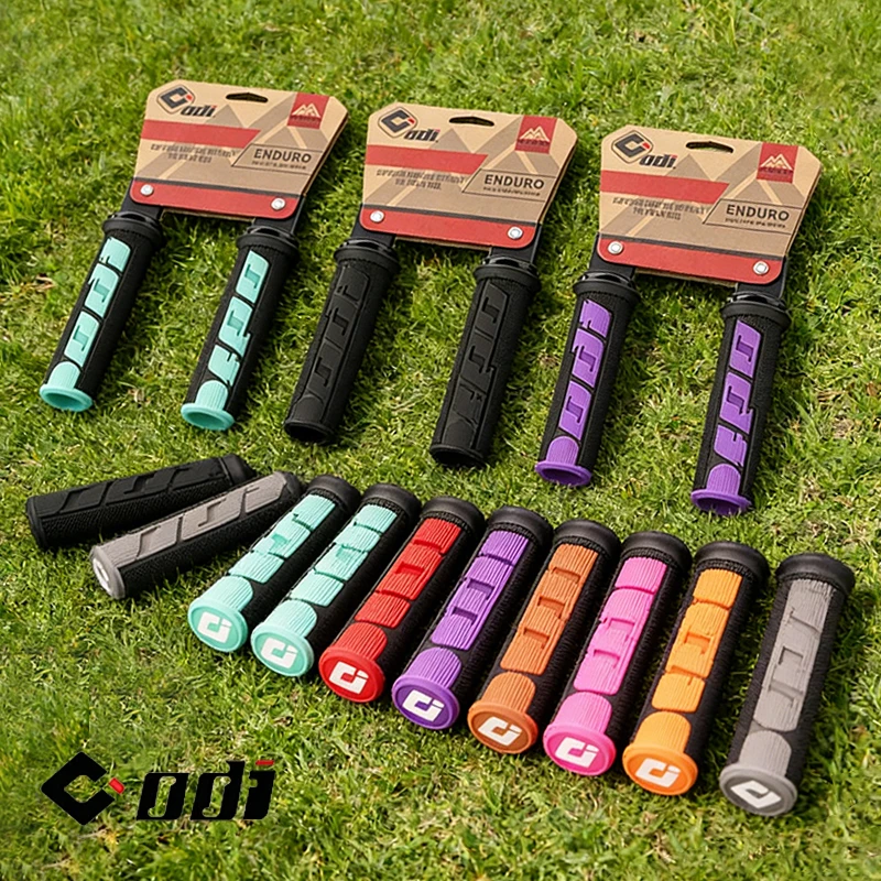 

ODI MTB Grips Lock-On Handlebar Grip Anti-Slip Soft Bike Handle Bar Covers Shock-absorbing Rubber Bike Grips Cycling Cuffs