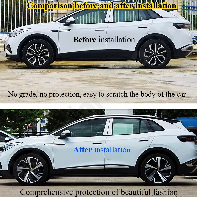 

for Volkswagen ID.4 2022 2023 Body door panel decorative bright strip/trunk tailgate decorative bright strip