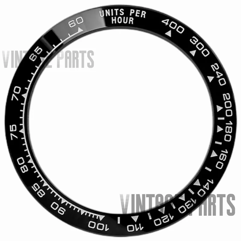 39.3mm luminous ceramic bezel insert fit for Rolex Daytona 116500 watch