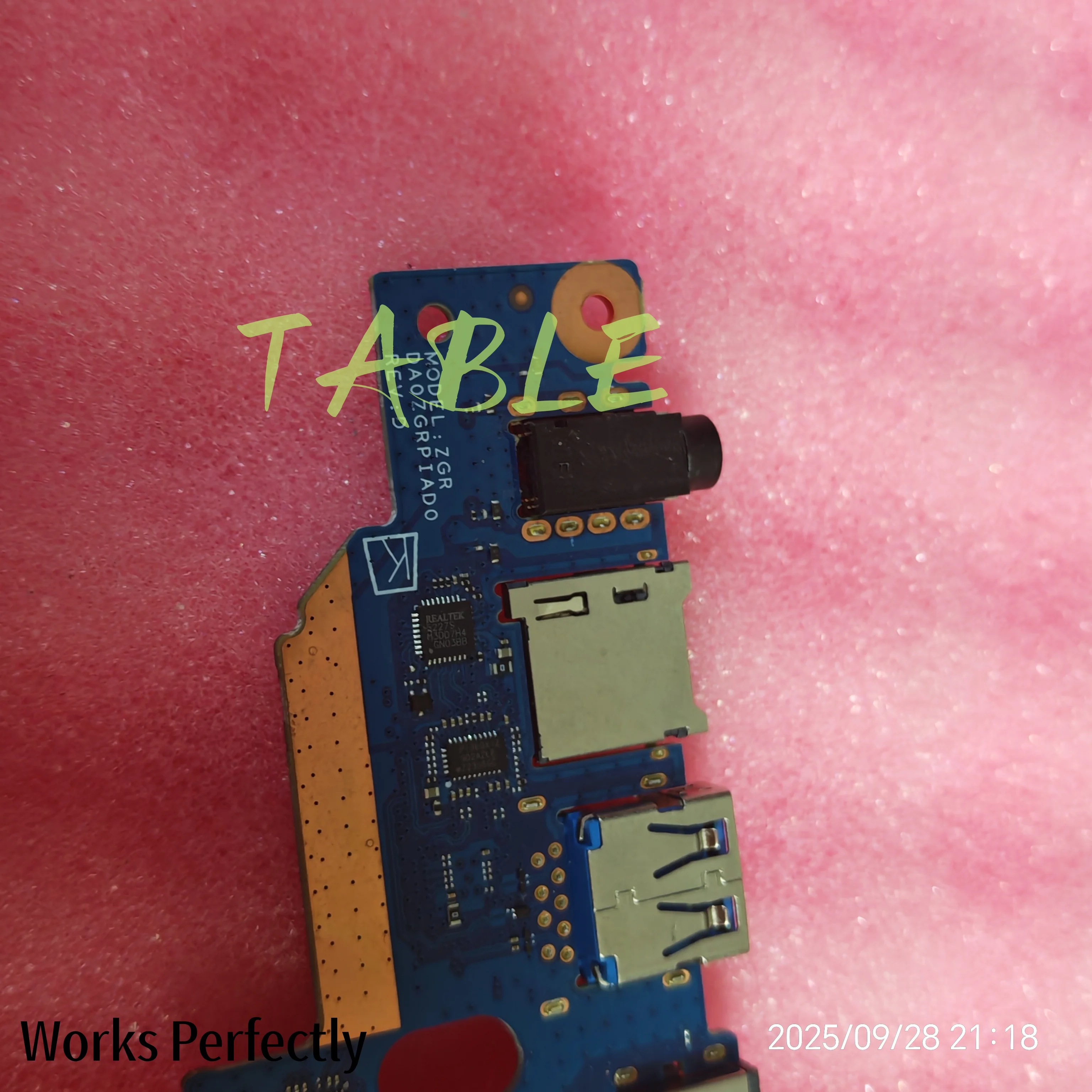 For Acer Aspire 3 A314-23 A314-23P A314-23P-R3QA Laptop USB Jack Headphone Audio interface Port Board NB6297A NB6301A