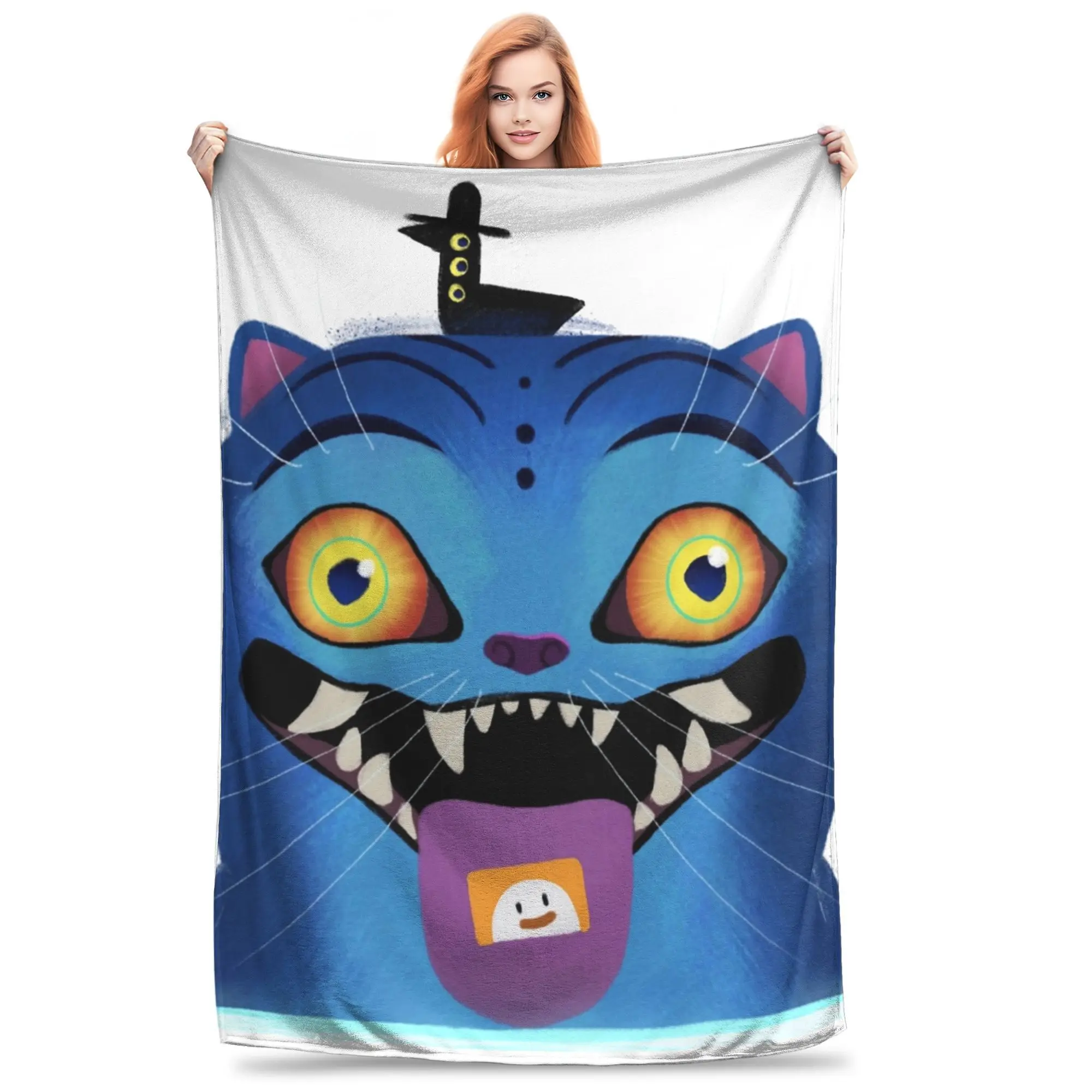 

Одеяла KPop Hunters Huntrix, фланелевые осенне-зимние портативные мягкие пледы для постельных принадлежностей, диванов, покрывала