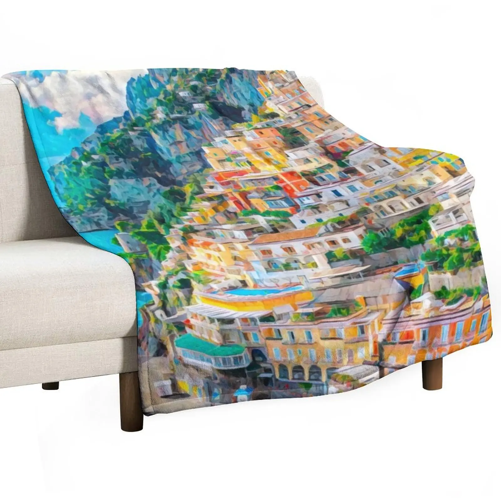 

Amalfi Coast Throw Blanket Luxury St Single for sofa Sofa Blankets