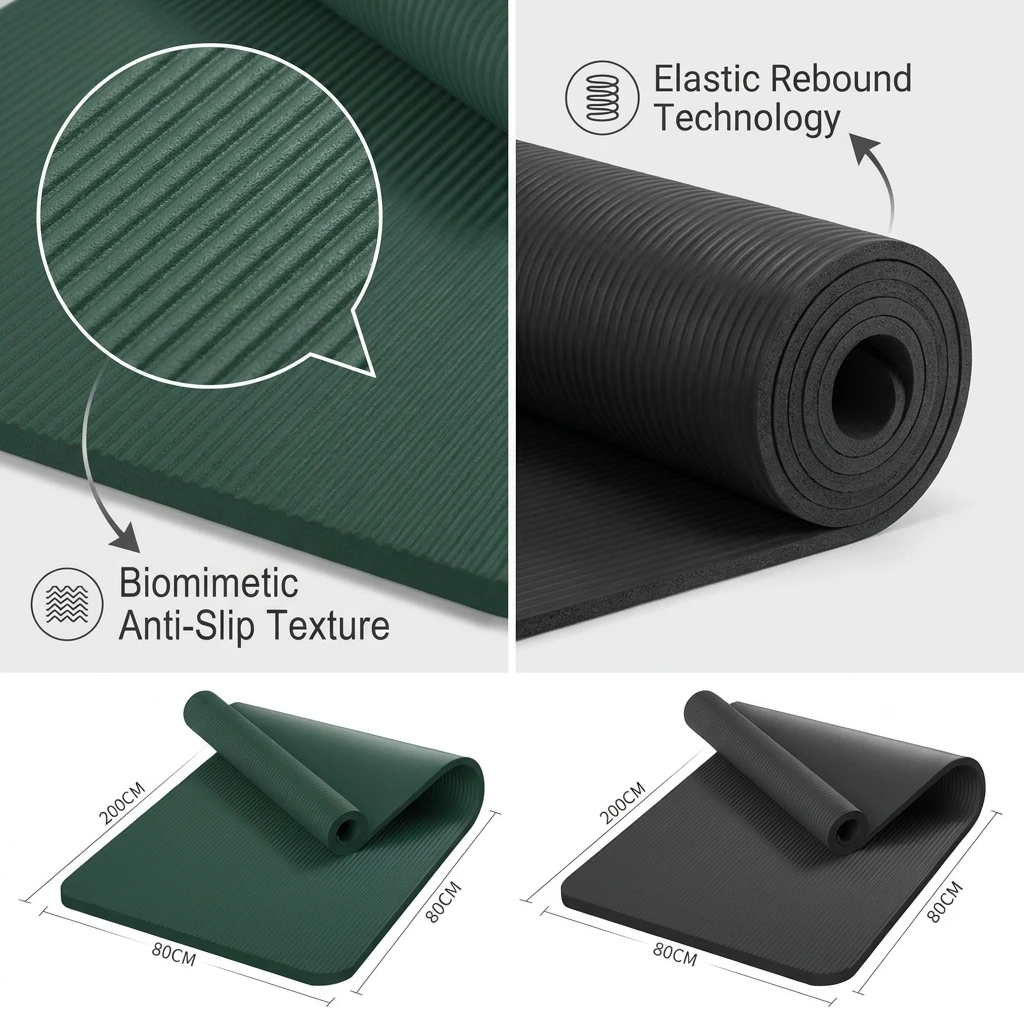 Erkek Yoga Matı Pilates Fitnes - Pilates Yoga Mat Thickness incelemesi ve fiyatı