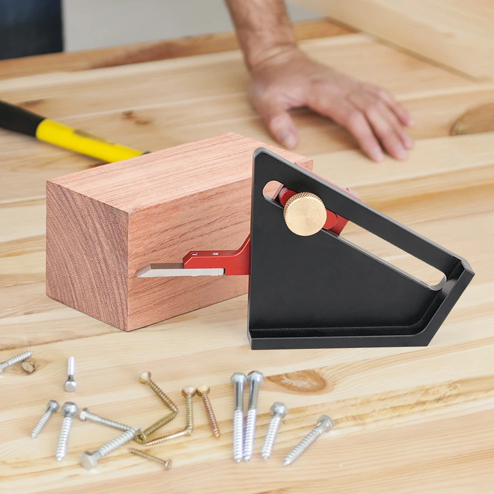 مقياس ارتفاع النجارة مقياس العمق المحمول متعدد الوظائف أداة قياس الارتفاع/العمق لشفرات المنشار وقم التوجيه