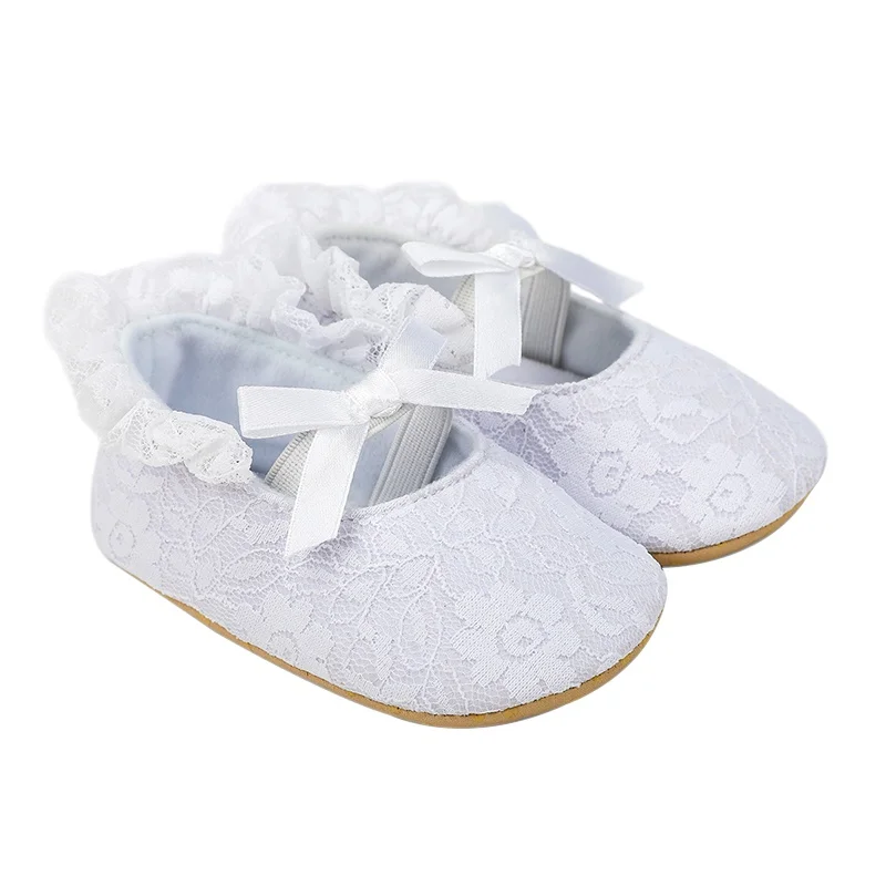 Soft Kids Baby First Walkers  Flower Print Bowknot Non-Slip Kids Girls Summer Spring  Shoes