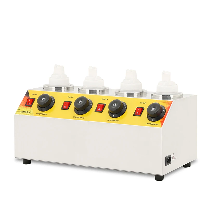 

4 Bottle Chocolate Warmer Sauce application fields Commercial