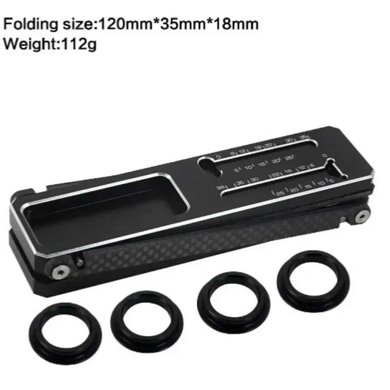 Schokdemperbeugel RC Auto Montage Reparatie Onderdelen Schokbestendige standaard voor RC Voertuig Metaal Zwart RC Voertuig Shock Mount Stand