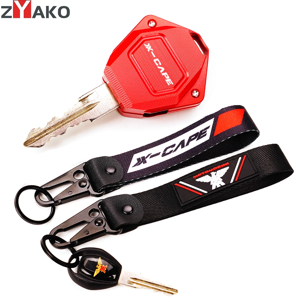 2023 For Moto Morini XCape 650 2022 X-Cape 650 2023 X Cape 650 X 650X CNC Motorcycle Key Case Cover Key Shell KeyRing Key Chain