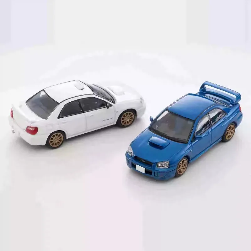 TOMYTEC TLV Subaru N336a Impreg WRX STI N337a modelos de carros em liga fundida, decoração de quarto de meninos, enfeites colecionáveis para adultos.