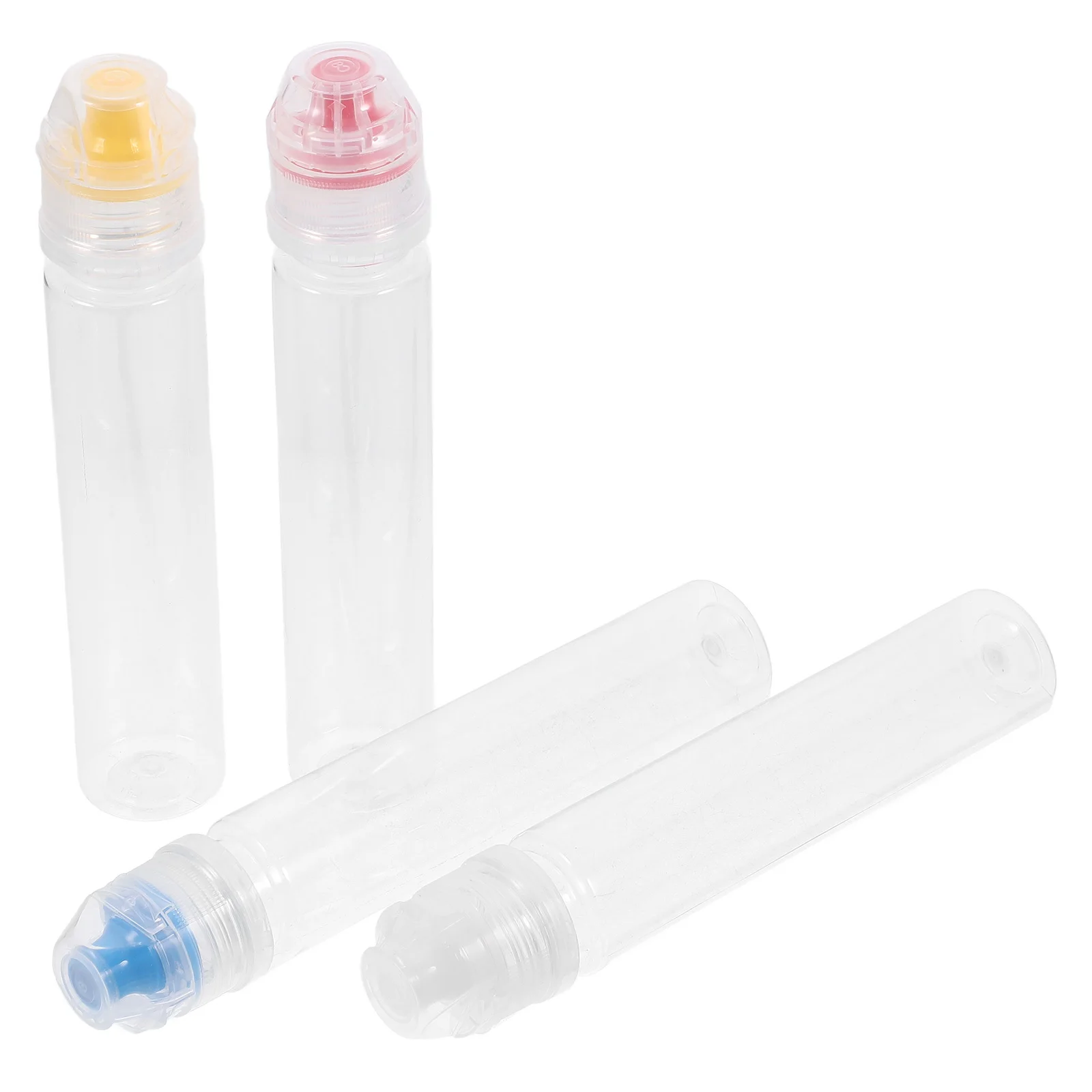 

4Pcs Honey Bottles Squeeze Containers Easy Dispense for Sauces Oils Condiment Transfer Refillable Transparent Dispenser