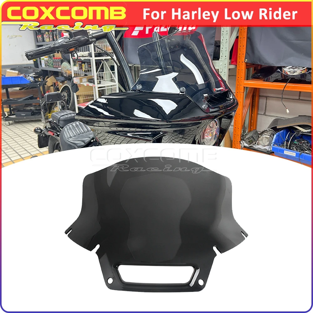 

For Harley Softail Low Rider ST Motorcycle Windshield Windscreen Wind Deflector Screen Low Rider El Diablo FXRST 2022 2023 2024