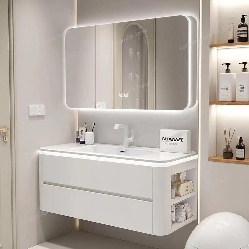 

Органайзер для ящиков, водонепроницаемый настенный шкаф для ванной комнаты, экономящий пространство, мобильный, для дома и ванной, мебель для дома