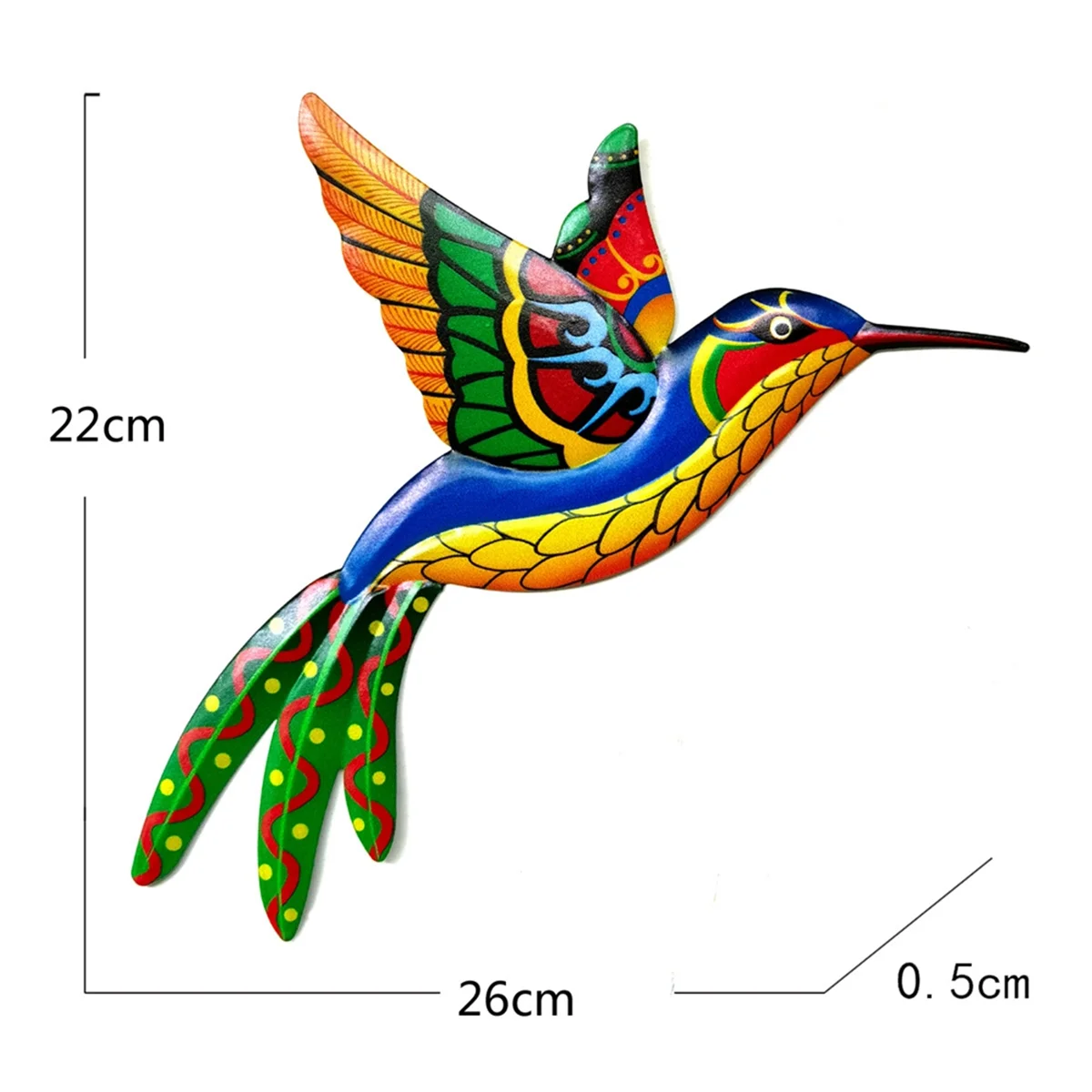 Ornements de jardin en métal extérieur, oiseau, décorations d'intérieur, salon, clôture de pelouse, terrasse, 4 pièces