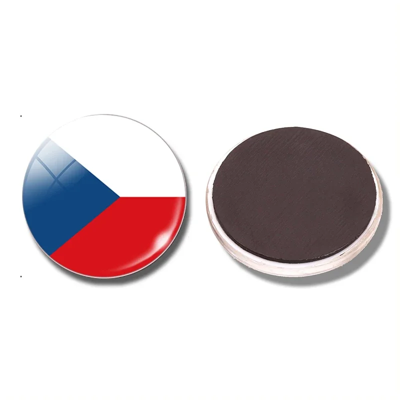 Central Europe Flag Czech Poland Republic Hungary Germany Austria Switzerland 30MM Fridge Magnet Magnetic Refrigerator Stickers