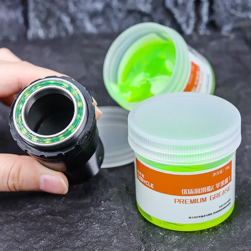 AliExpress NEW Lebycle Bicycle High Quality Lubricating Oil For Shimano Green Effect Bearing Grease Hub Lubricants Lipid Elements 50g